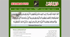 Desktop Screenshot of muhammadifonts.com